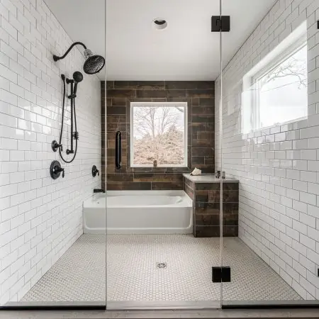 shower bath combination bathroom remodel