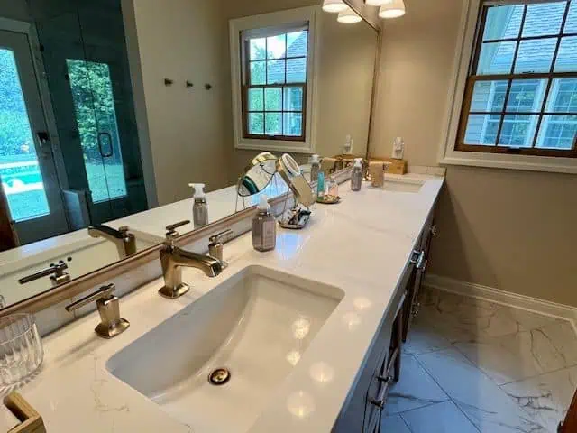 Poolside Bathroom Retreat