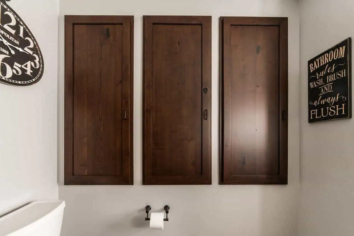 remodeled bathroom cabinets