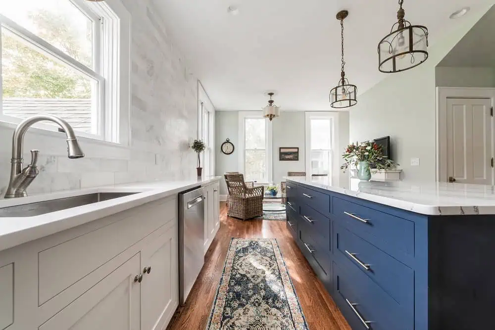 large counter space for clutter free kitchen